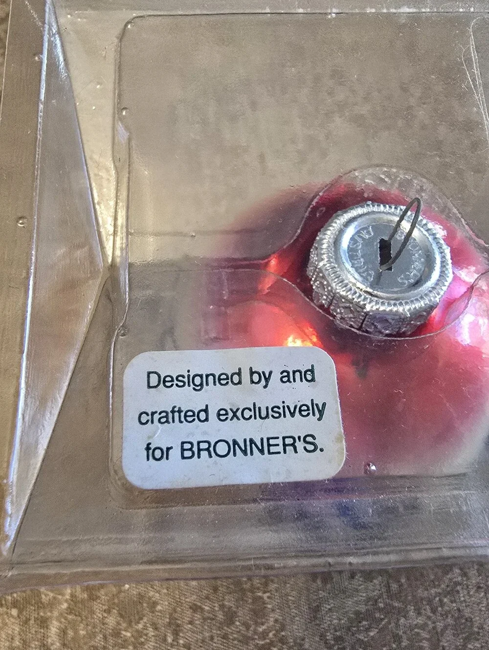 Bronner's Red White Blue The United States Constitution 1787-1987 Glass Ornament